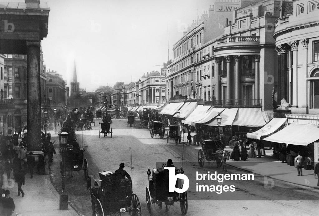 Regent Street, 1900 (b/w photo)