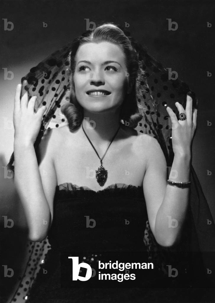 Heidemarie Hatheyer in 'The Night in Venice', 1942 (b/w photo)