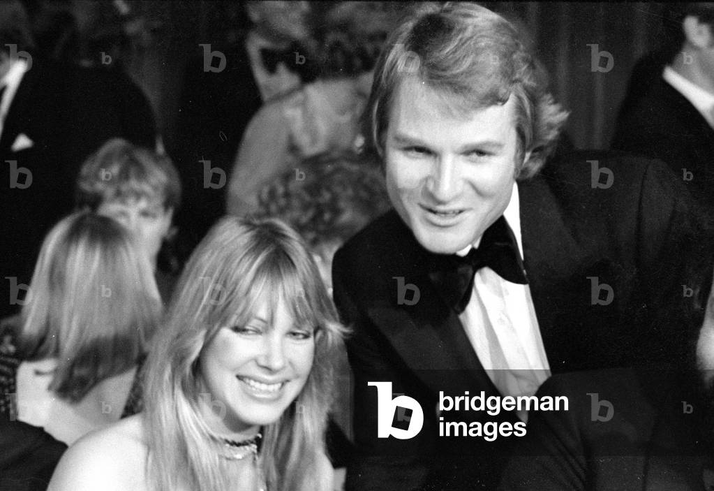 Fritz Wepper at the German Film Ball in Munich, 1974 (b/w photo)
