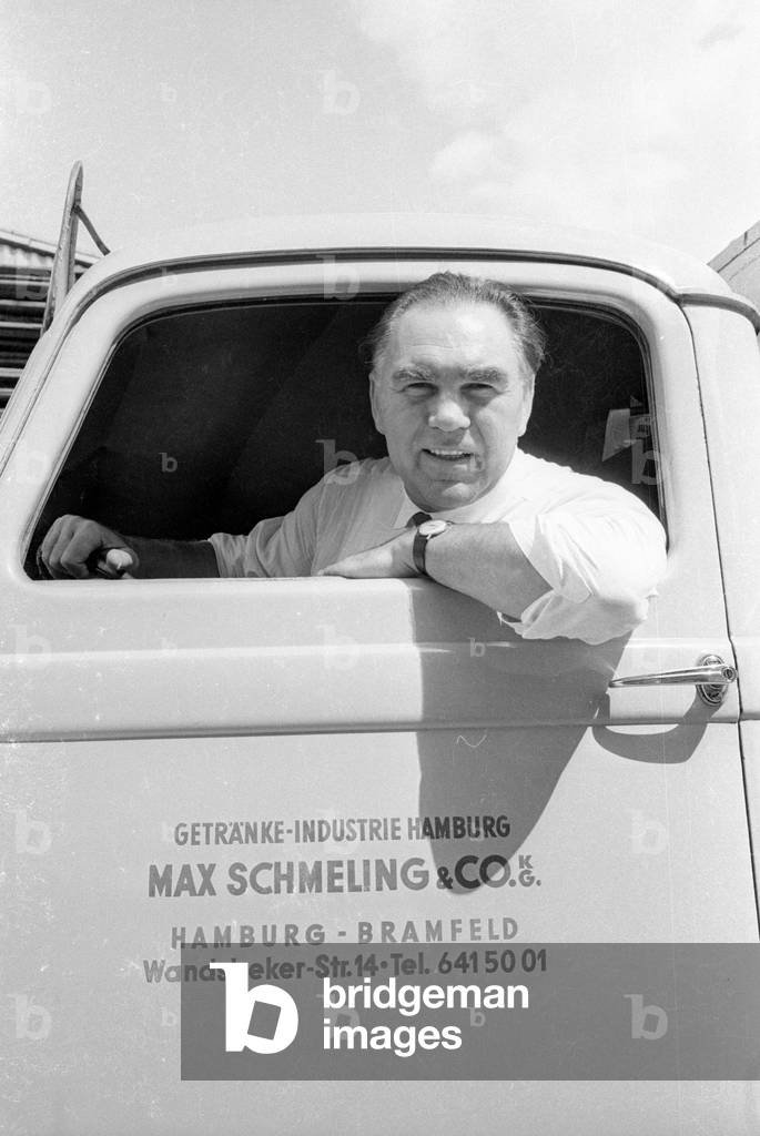 Max Schmeling, 1966 (b/w photo)