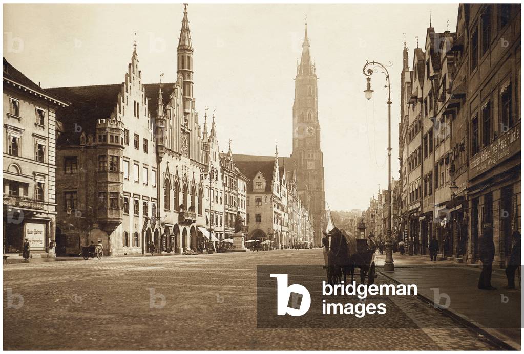 Landshut, 1908 (b/w photo)