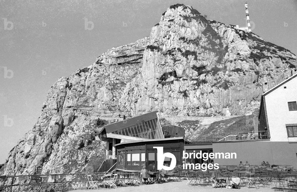 Wendelsteinhaus, 1974 (b/w photo)