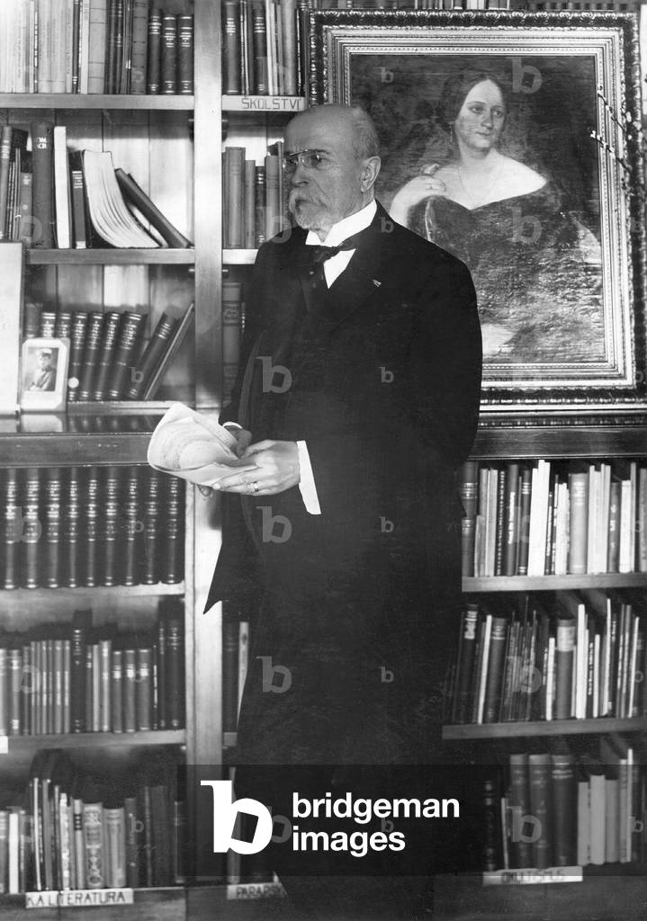 Thomas Masaryk (b/w photo)