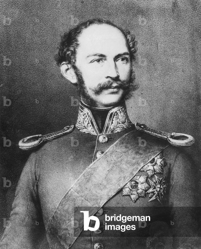King Maximilian II Joseph (b/w photo)
