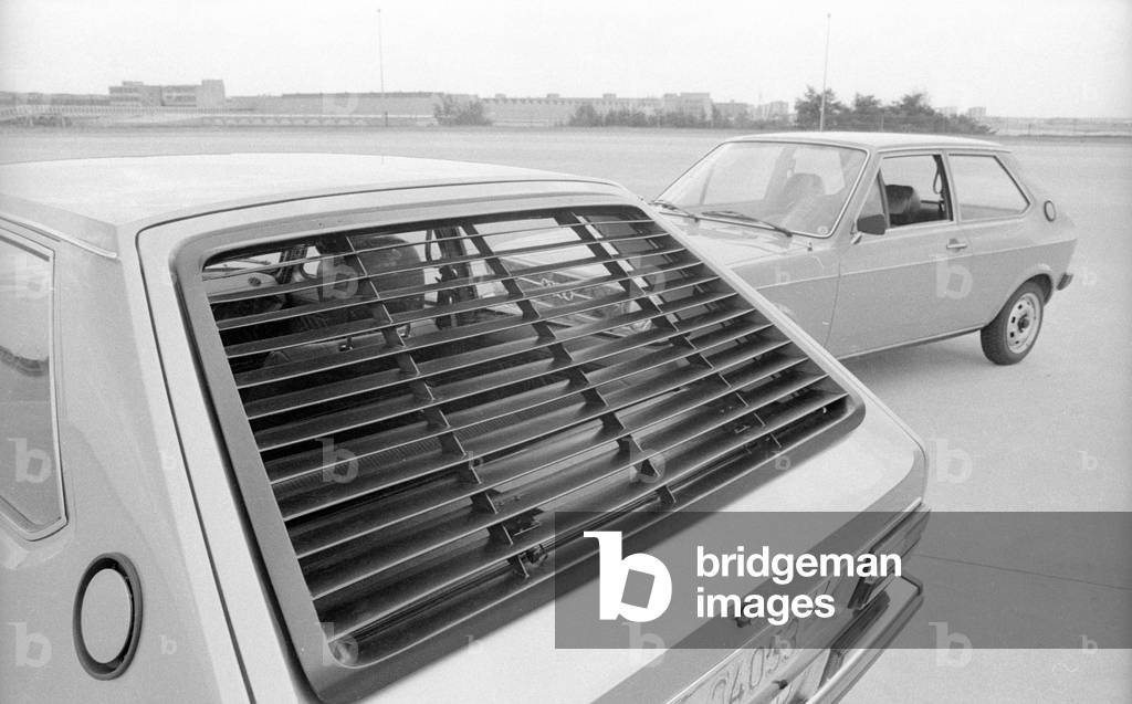 Audi 50, 1974 (b/w photo)