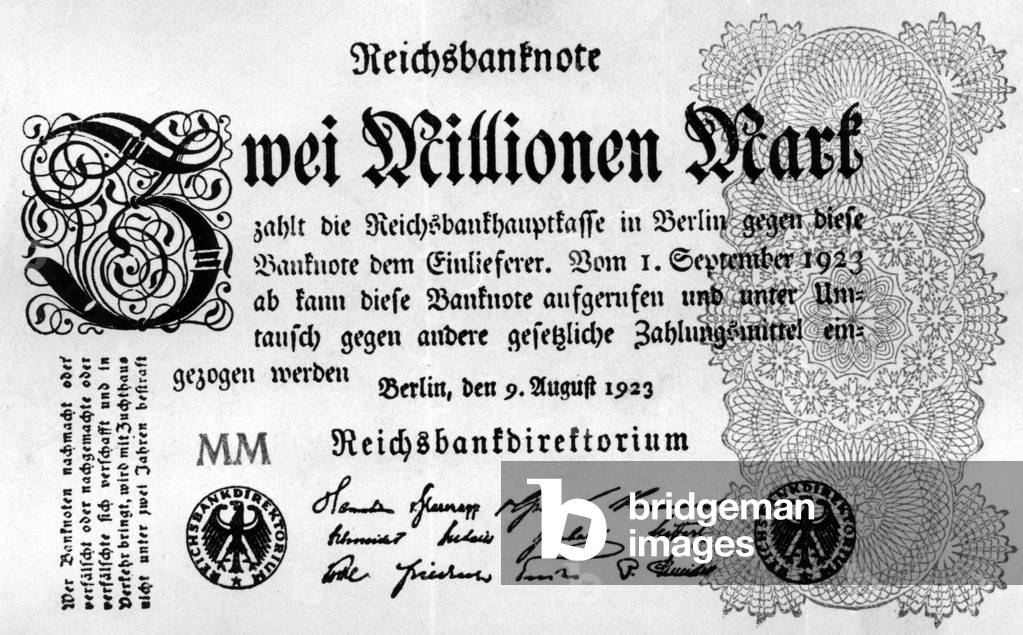Two million Mark, 1923