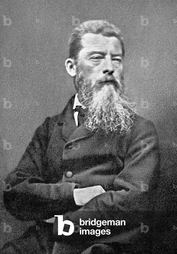 Ludwig Andreas Feuerbach (b/w photo)