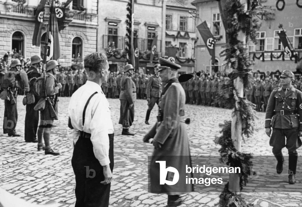 Walther von Brauchitsch in the Sudetenland, 1938
