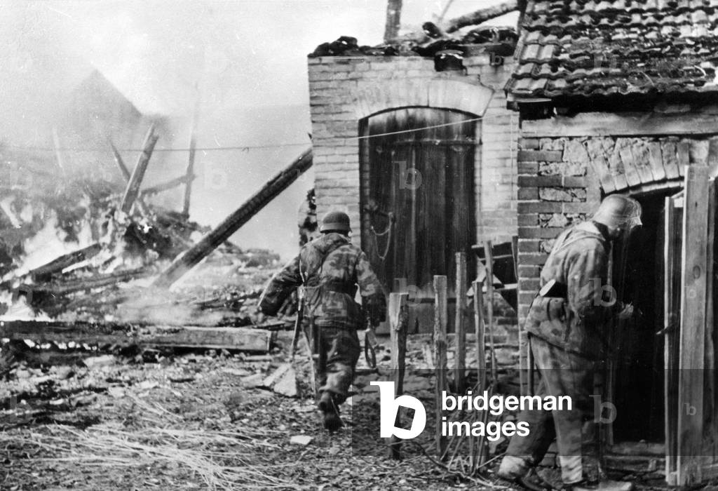 German naval infantry on the Eastern front, 1945