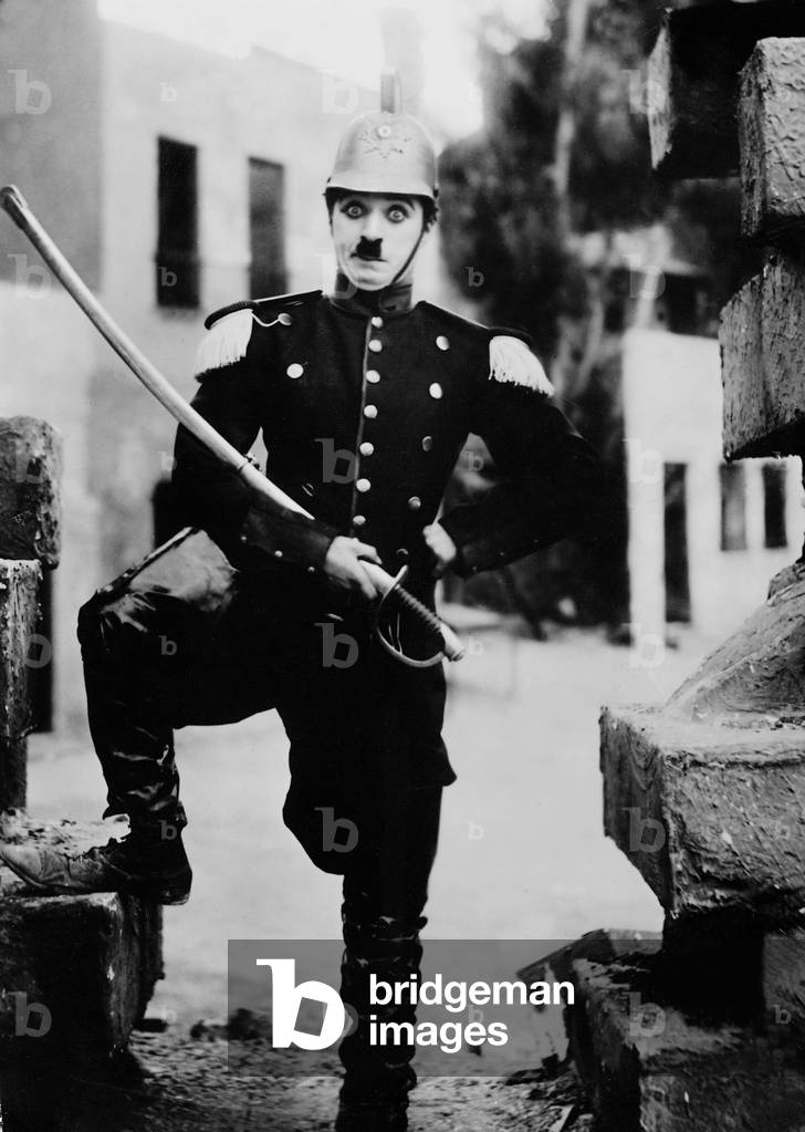 Charles Chaplin in 'Charlie Chaplin's Burlesque on Carmen', 1916 (b/w photo)