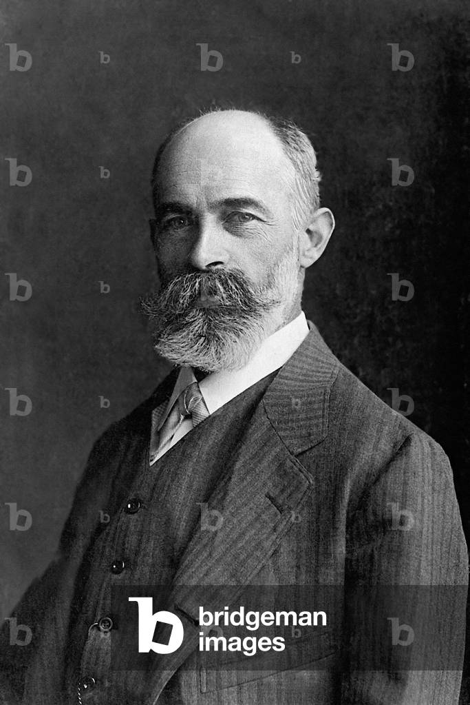 Heinrich Brockhaus, 1918 (b/w photo)