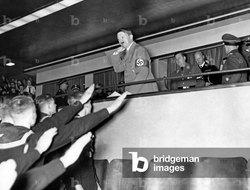 Adolf Hitler at a concert, around the 1930s
