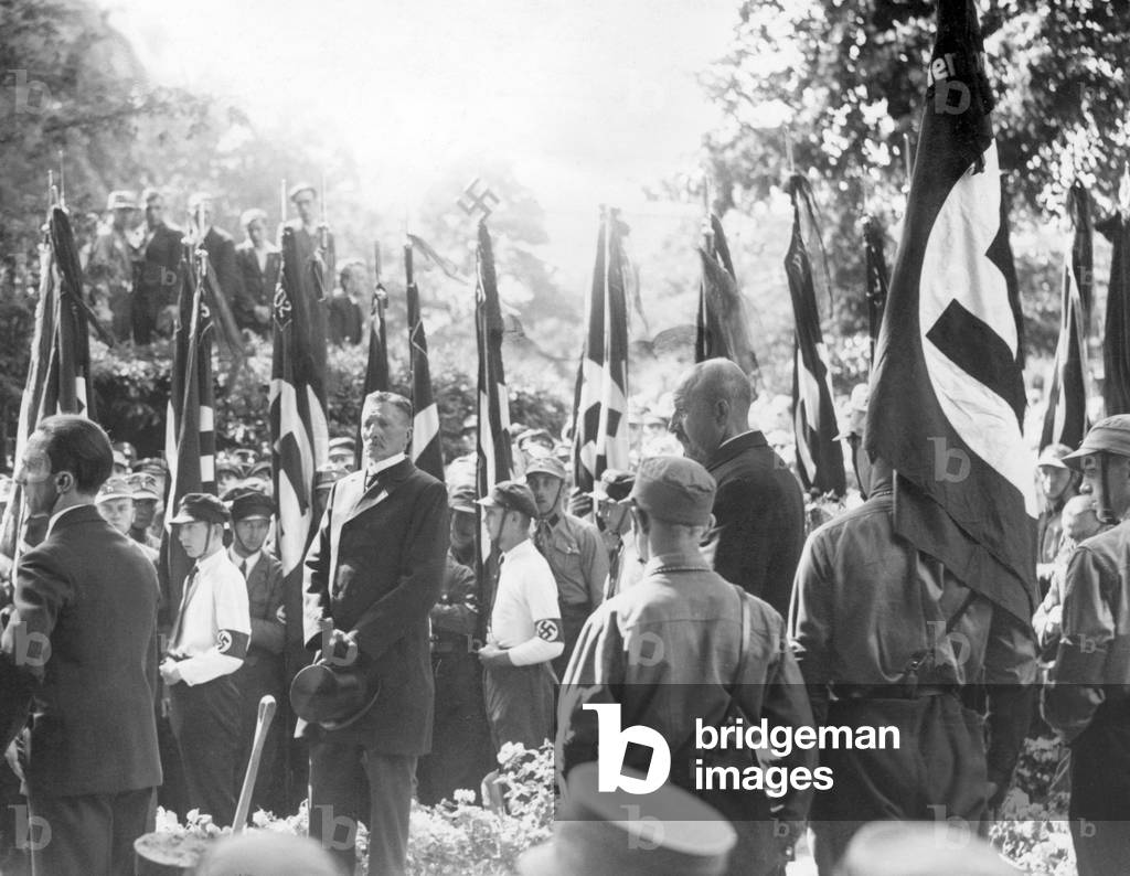 Burial of the shot innkeeper Boewer, 1931