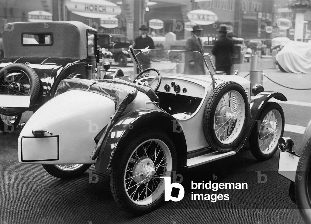 BMW at an exhibition, 1931 (b/w photo)