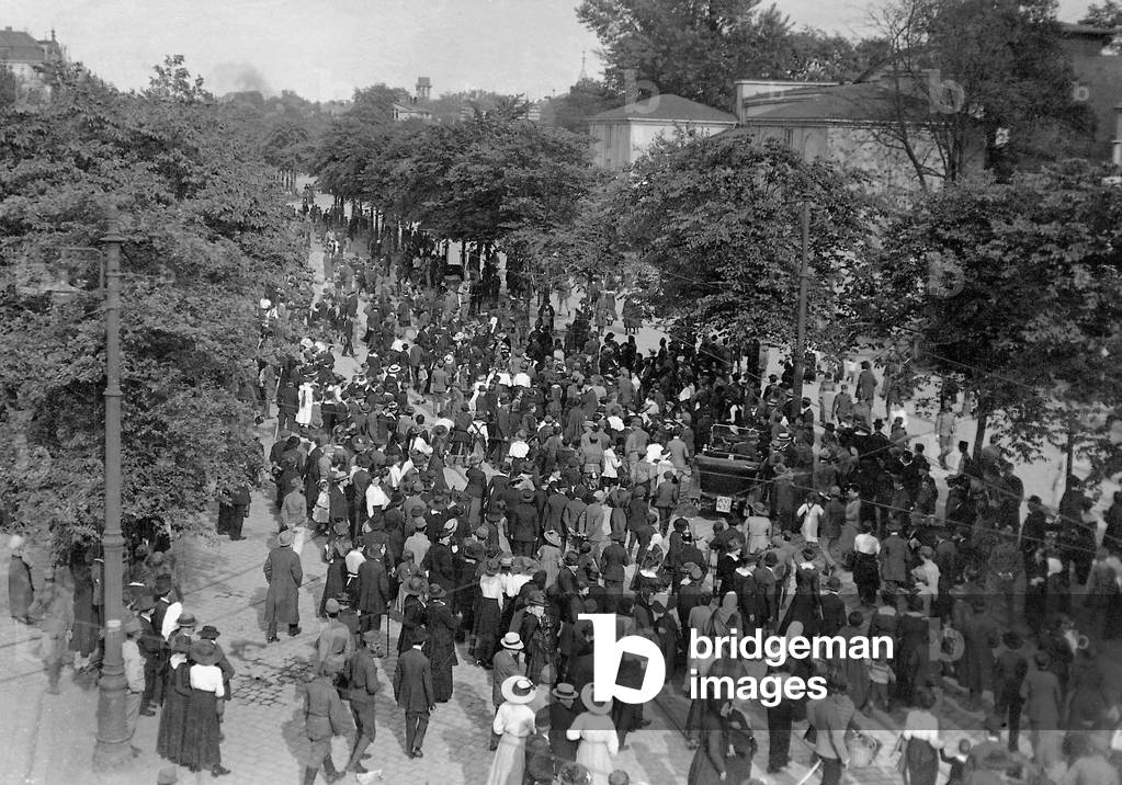 Vienna Prater, 1917 (b/w photo)