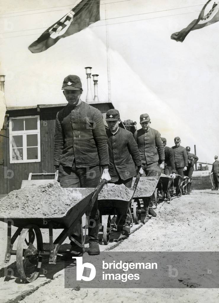 FAD workers in the Brandenburger Rhinluch, around the 1930s