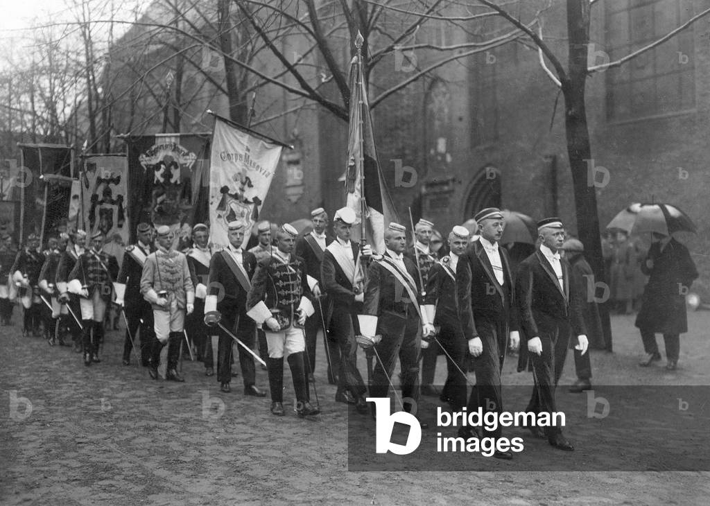Kant commemoration in Koenigsberg, 1924 (b/w photo)