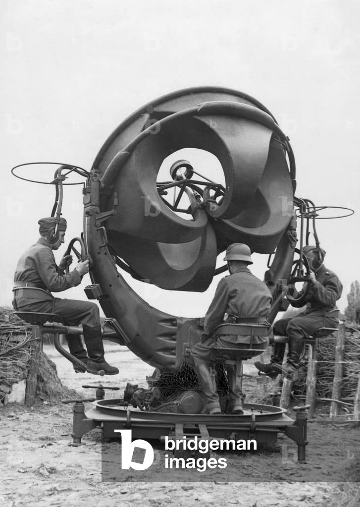 Sound detector, 1939 (b/w photo)