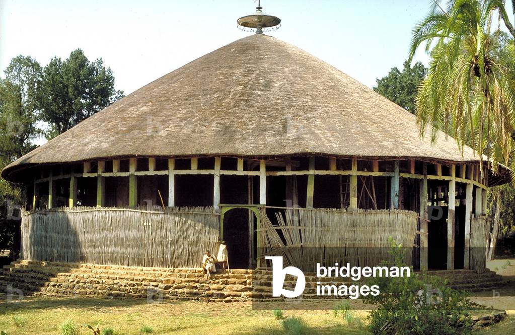 Round church, Zeghi peninsula, Lake Tana, Ethiopia, 1994 (photo)