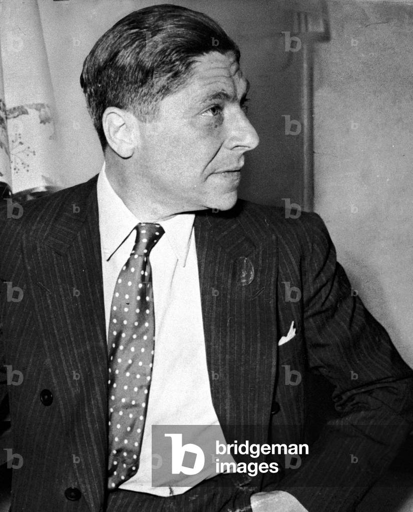 Portrait of Arthur Koestler (b/w photo)