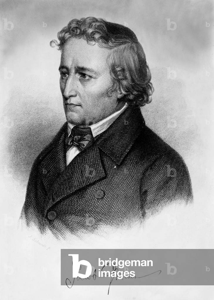 Jacob Grimm (b/w photo)