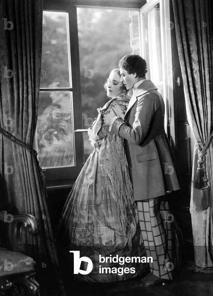 Henny Porten and Ernst Deutsch in 'This Ancient Law', 1923 (b/w photo)