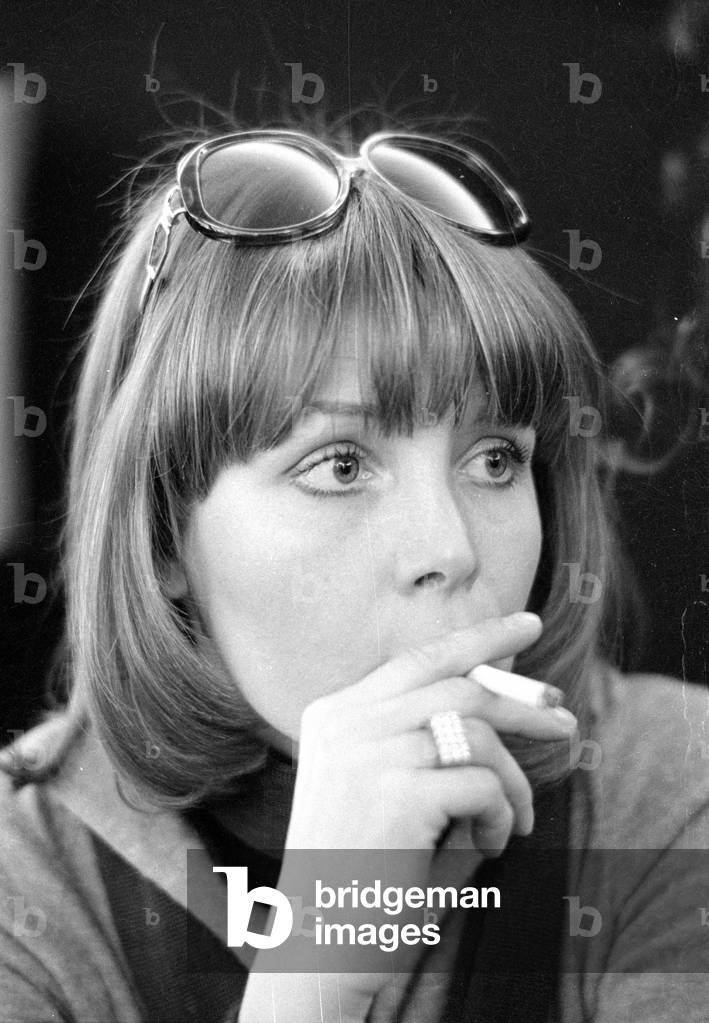 Christine Schuberth, 1974 (b/w photo)