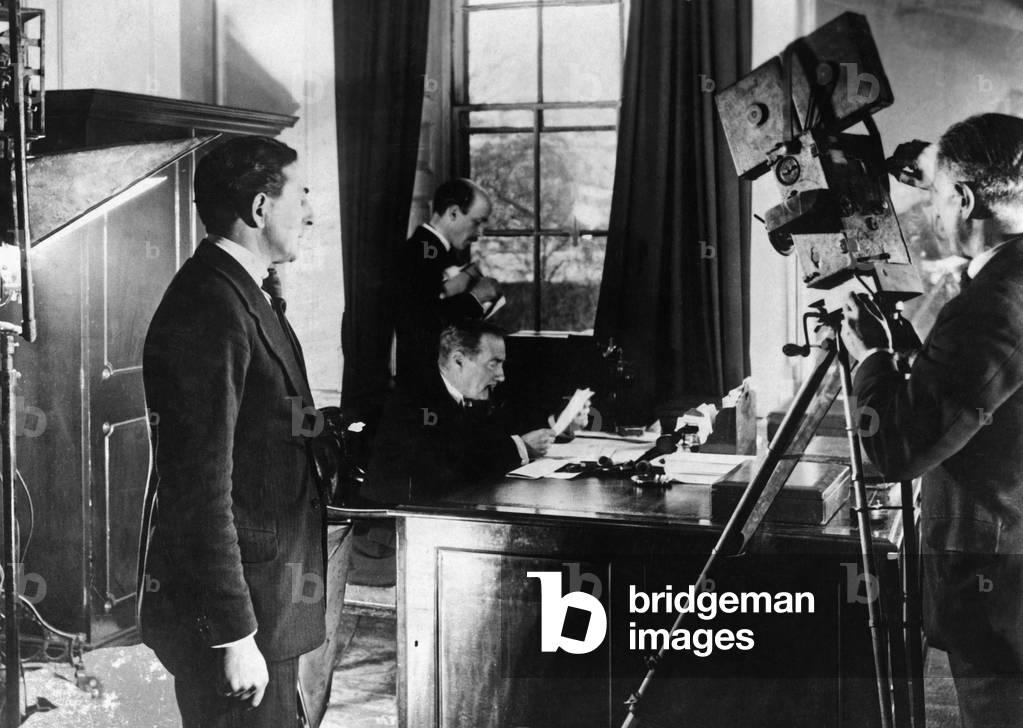 Stanley Baldwin is filmed in 1926