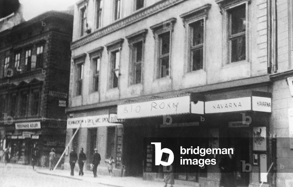 Cinema in Prague, around 1920