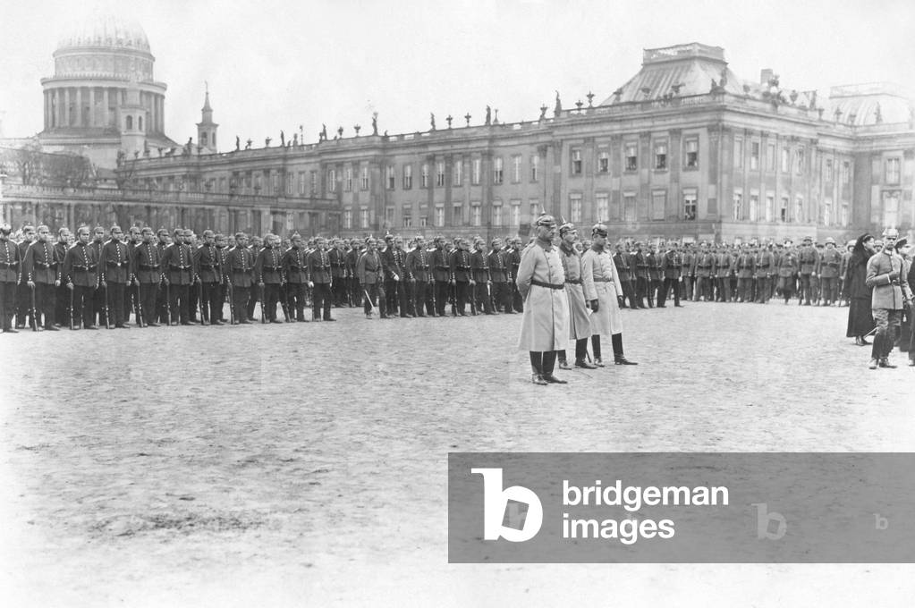 Last parade in the Prussian NCO school in Potsdam before the dissolution, 1920