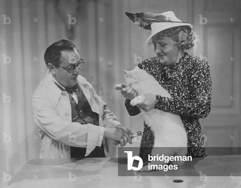 Hans Moser in 'Seven Years Hard Luck', 1940 (b/w photo)