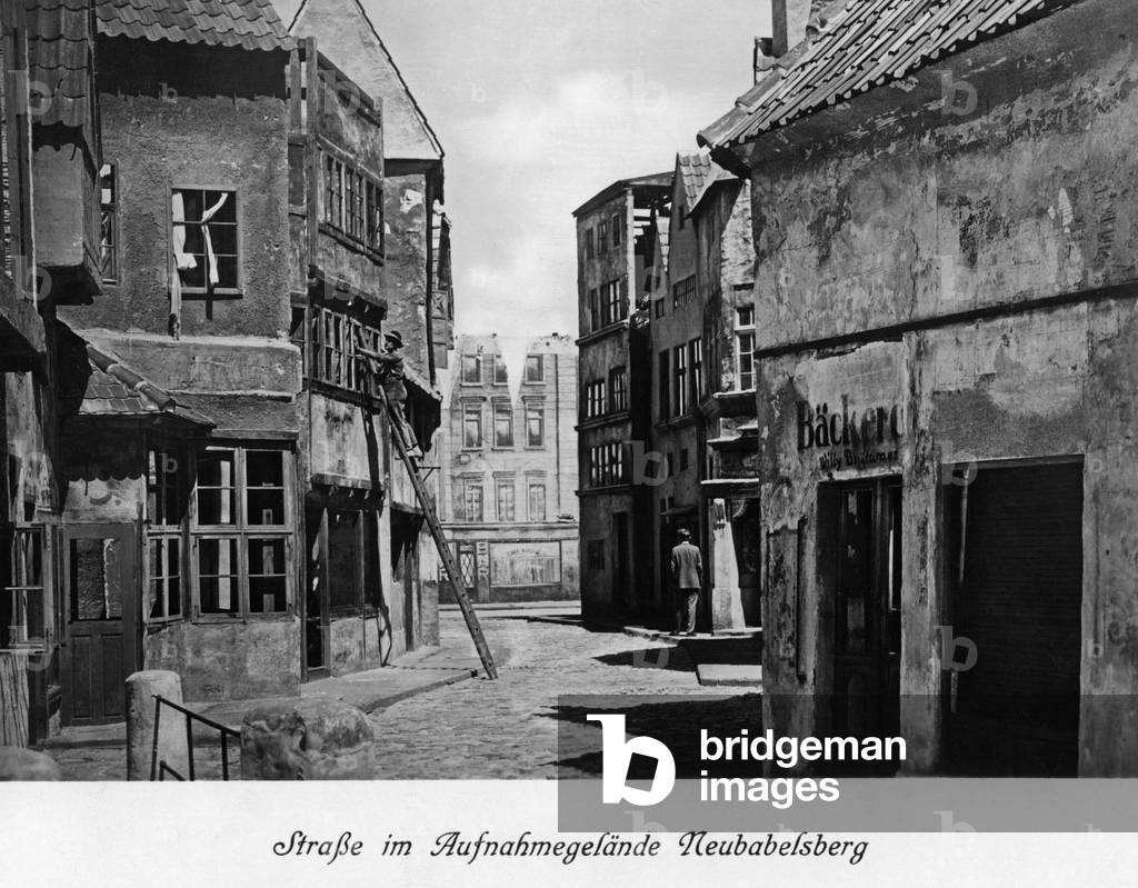 Street on the grounds of Ufa in Neubabelsberg