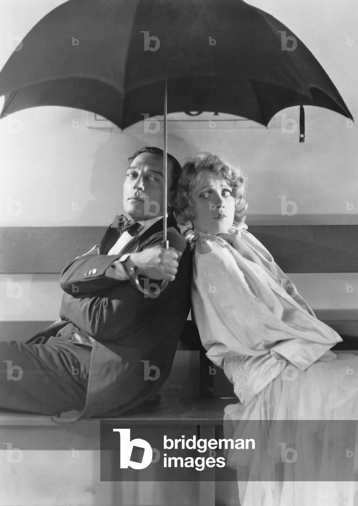 Buster Keaton and Anita Page in 'Free and Easy', 1930 (b/w photo)