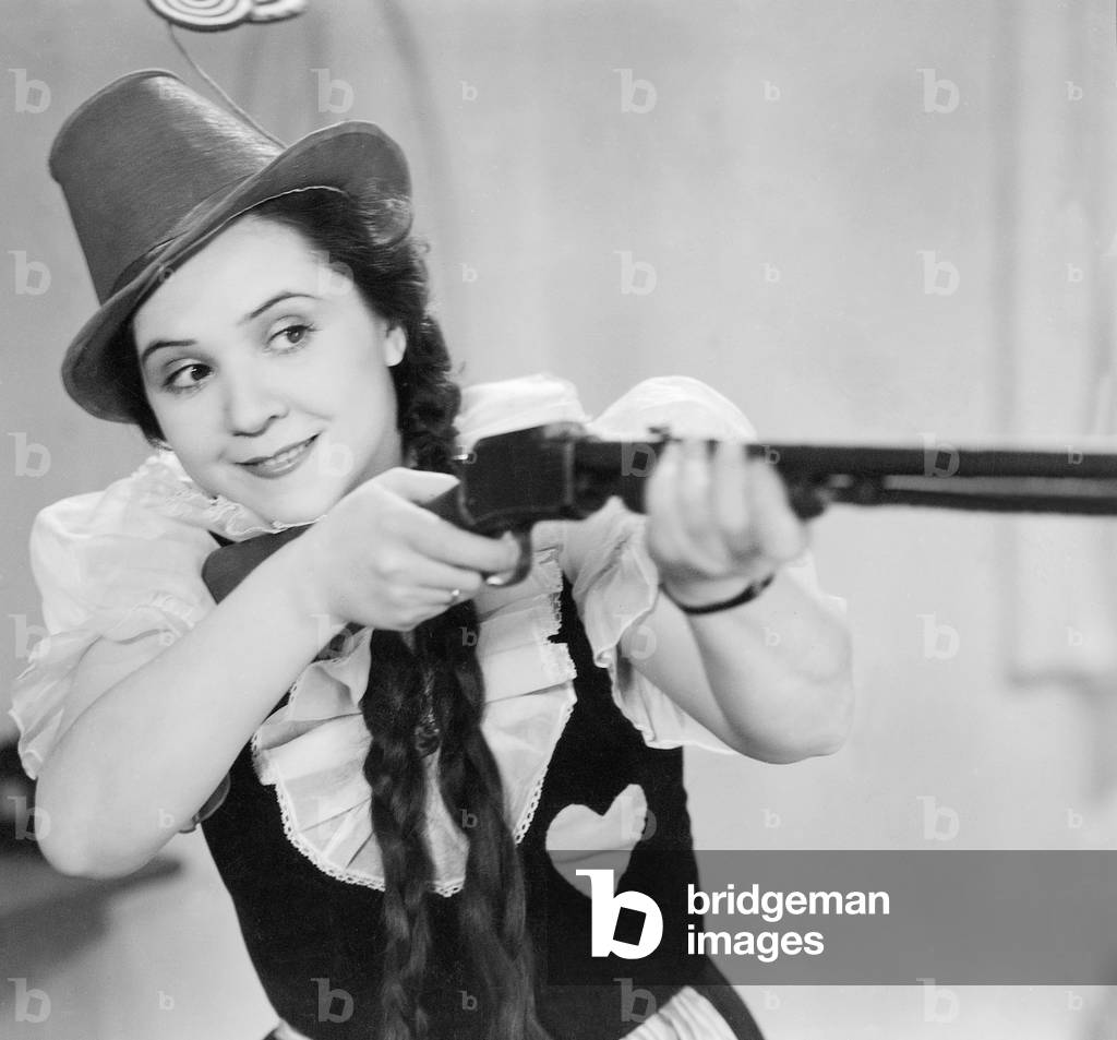 Lucie Englisch in 'My Wife the Champion Shot', 1934 (b/w photo)