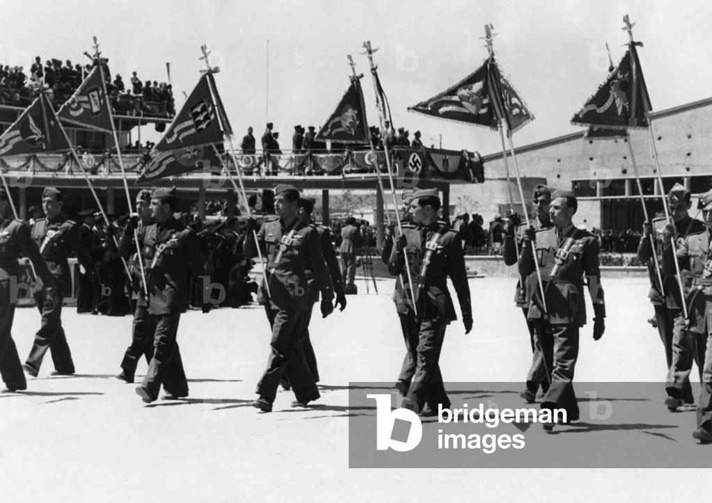 Victory parade of the Condor Legion in Madrid, Spain, 1939
