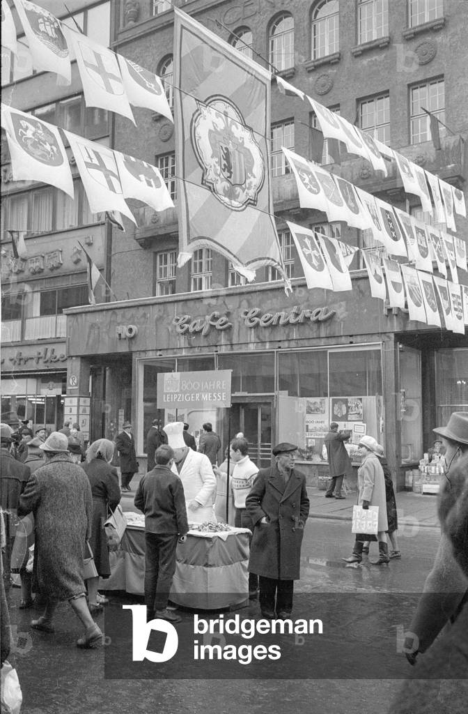 The 800th anniversary of the Leipzig Trade Fair, 1965 (b/w photo)