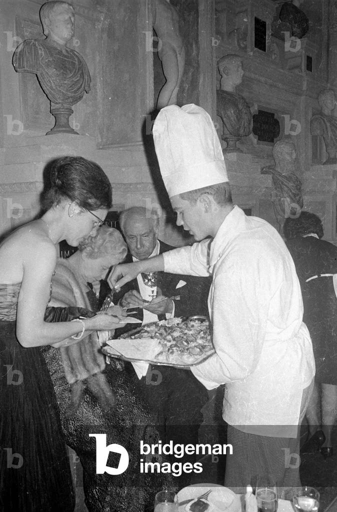 Reopening of the Munich National Theatre, 1963 (b/w photo)