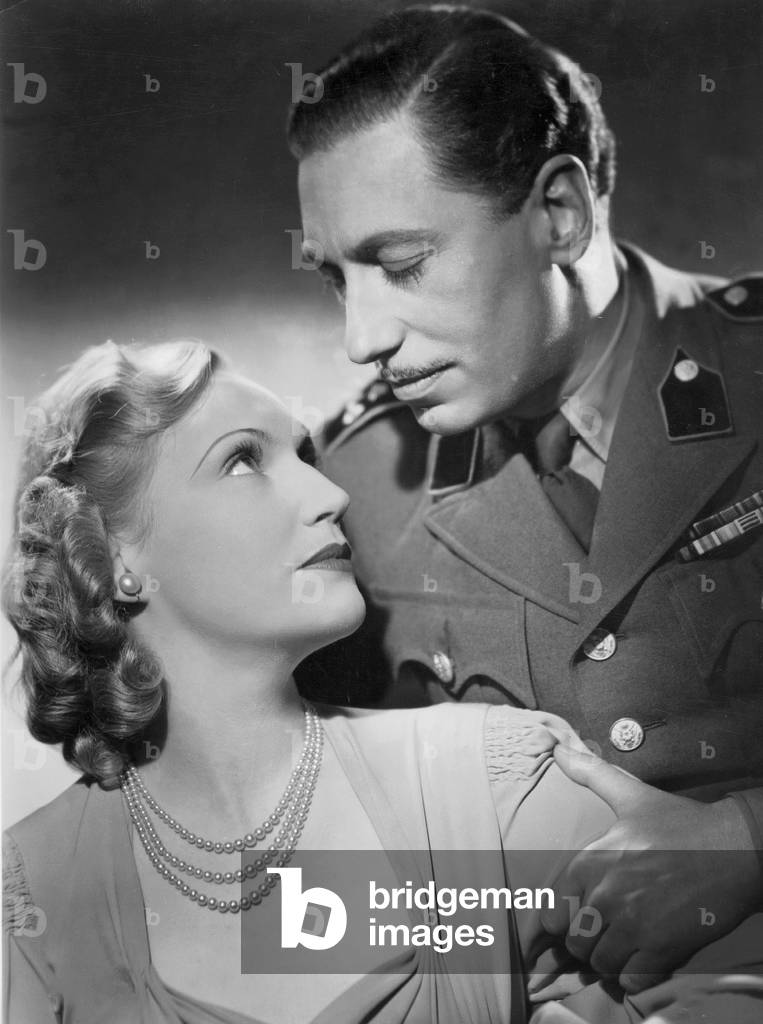 Willy Birgel and Hilde Weissner in 'Geheimzeichen LB 17', 1938 (b/w photo)