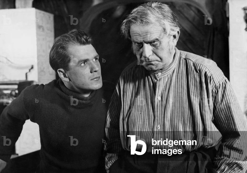 Friedrich Kayssler and Franz Nicklisch in 'Voice im Storm', 1935 (b/w photo)