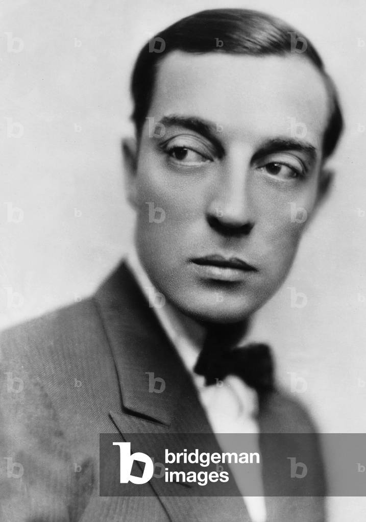Buster Keaton (b/w photo)