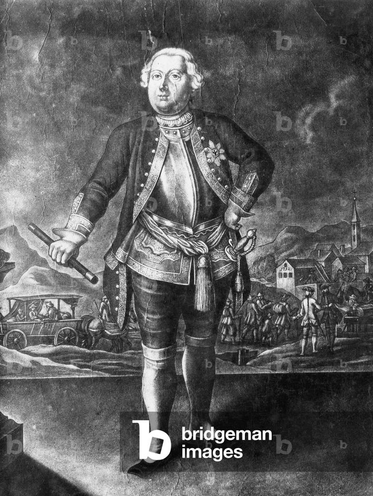 Friedrich Wilhelm I (b/w photo)