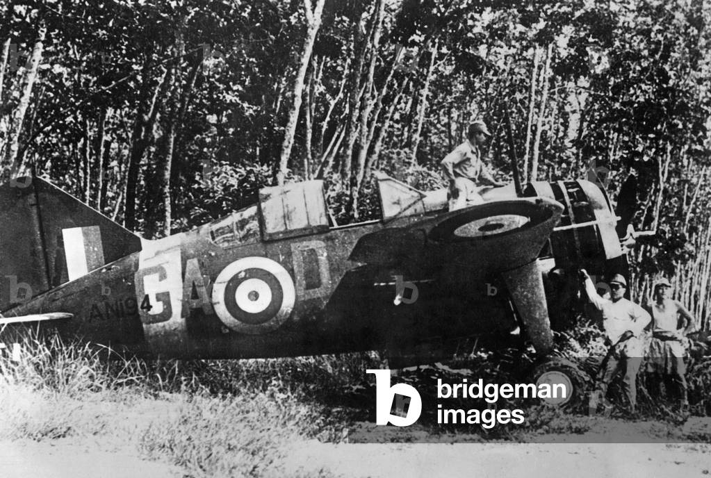 Japanese attack on Burma, 1941-42 (b/w photo)