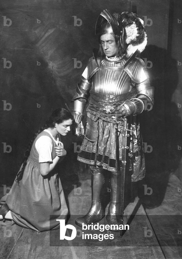 Lucie Mannheim and Carl Ebert Kaethchen of Heilbronn, 1923 (b/w photo)