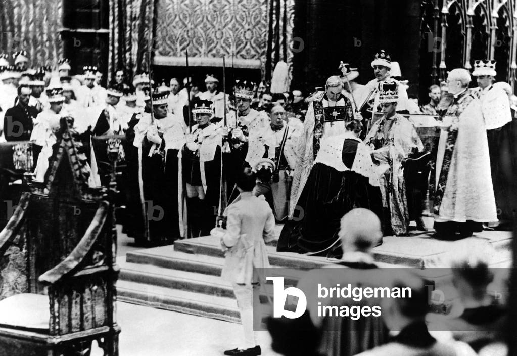 Coronation of King George VI, 1937 (b/w photo)