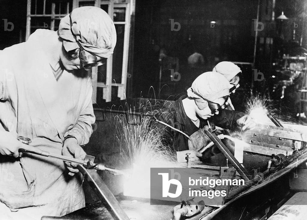 Welders, 1932 (b/w photo)
