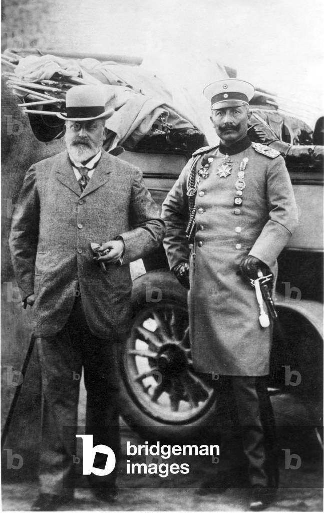 King Edward VII of Great Britain and Emperor William II, 1906