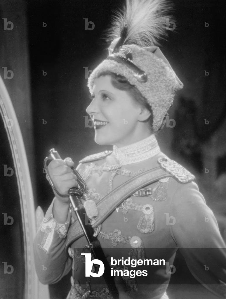 Mady Christians in 'Lieutenant warst Du einst bei den Husaren', 1930 (b/w photo)