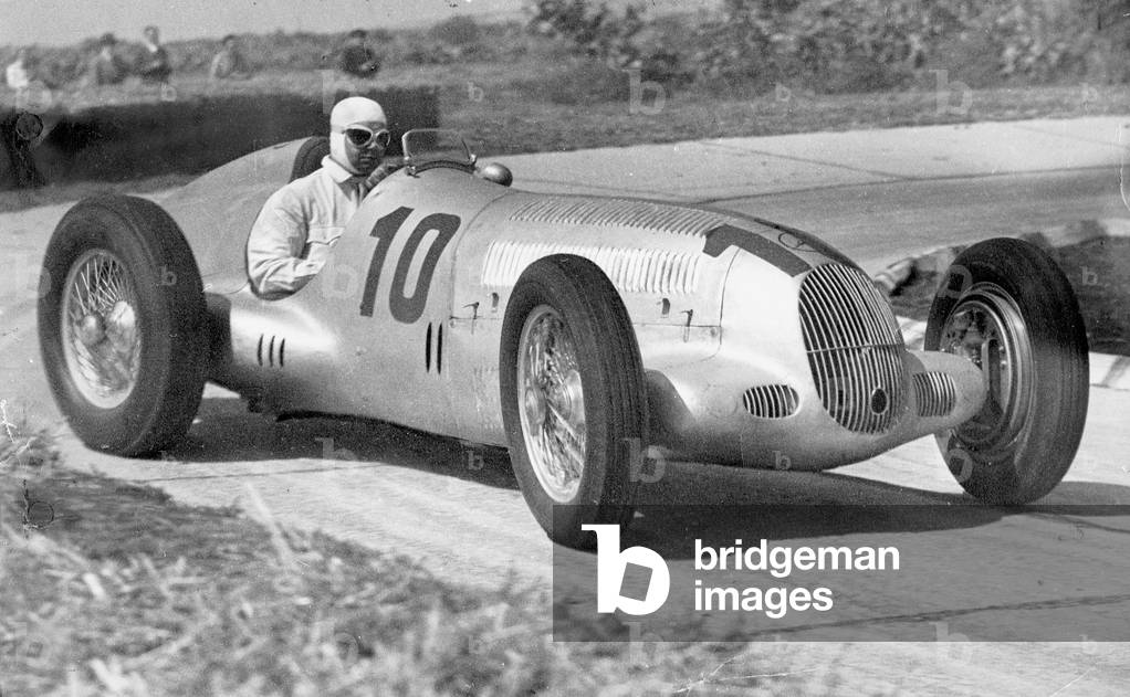 Rudolf Caracciola, 1936 (b/w photo)