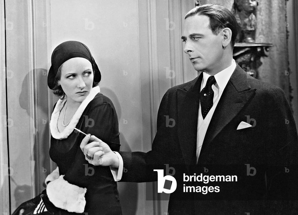 Olga Tschechowa and Johannes Riemann in 'Liebe auf Befehl', 1931 (b/w photo)