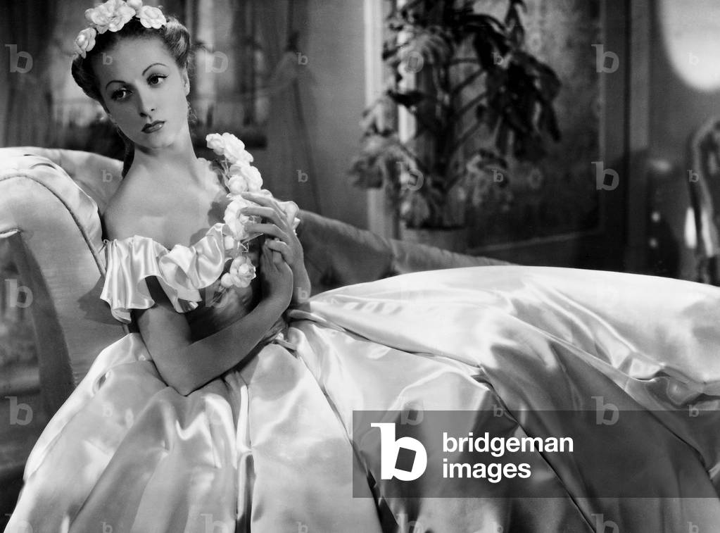 Danielle Darrieux in 'The uncrowned Empress', 1938 (b/w photo)